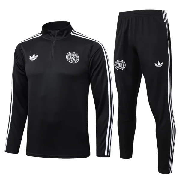 25-26 Germany Black Half Pull Tracksuit #B2579(半拉链)