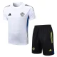 25-26 Man Utd White Training Short Suit #D25155