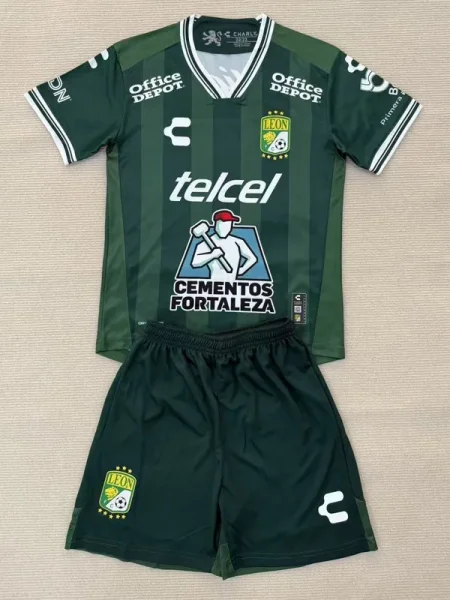 25-26 Leon Home Kids Soccer Jersey