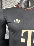 25-26 Bayern Third Long Sleeve Player Version Soccer Jersey (长袖球员)