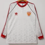 1991 Man Utd Away Long Sleeve Retro Soccer Jersey (长袖)