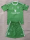 25-26 Man Utd Green GoalKeeper Kids Soccer Jersey