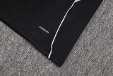 25-26 Algeria Black Half Pull Tracksuit (半拉链)