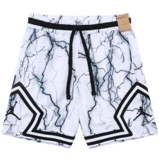 C2507 Jordan White Casual Short Pants #闪电白