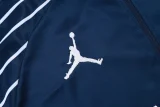 25-26 PSG Jordan Royal blue Half Pull Tracksuit #B2591(半拉链)