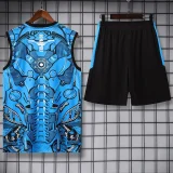 25-26 Napoli Blue Tank top and shorts suit