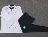 25-26 Napoli Light gray Half Pull Tracksuit #B2593(半拉链)