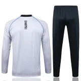 25-26 Napoli Light gray Half Pull Tracksuit #B2593(半拉链)
