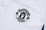25-26 Man Utd White Polo Tracksuit #C2562
