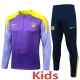 25-26 ATM Purple Kids Half Pull Tracksuit #E25136(童装)(半拉链)