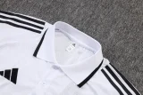 25-26 Man Utd White Polo Tracksuit #C2562
