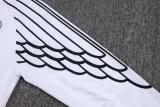 25-26 PSG Jordan White Kids Half Pull Tracksuit #E25133(童装)(半拉链)