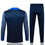 25-26 PSG Royal blue Kids Half Pull Tracksuit #E25147(童装)(半拉链)
