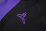 25-26 BAR Black Kids Half Pull Tracksuit #B2558(童装)(半拉链)