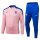 25-26 France Pink Half Pull Tracksuit (半拉链)