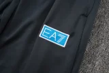 25-26 Napoli Blue Kids Half Pull Tracksuit #E25152(童装)(半拉链)