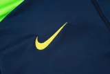 25-26 Brazil Royal blue Half Pull Tracksuit (半拉链)