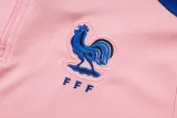 25-26 France Pink Half Pull Tracksuit (半拉链)