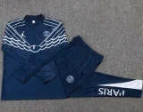 25-26 PSG Jordan Royal blue Kids Half Pull Tracksuit #E25154(童装)(半拉链)