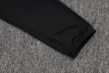 25-26 Germany Black Kids Half Pull Tracksuit #E25149(童装)(半拉链)