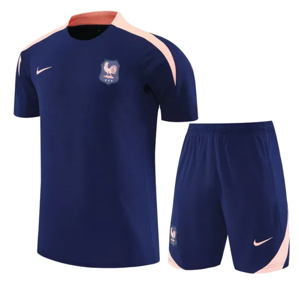 25-26 France Royal blue Training Short Suit