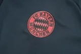 25-26 Bayern Dark gray Kids Half Pull Tracksuit #E25155(童装)(半拉链)