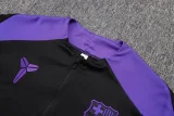 25-26 BAR Black Kids Half Pull Tracksuit #B2558(童装)(半拉链)