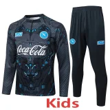 25-26 Napoli Grey Kids Half Pull Tracksuit #E25153(童装)(半拉链)