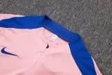 25-26 France Pink Half Pull Tracksuit (半拉链)