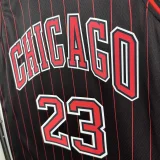 25-26 BULLS JORDAN #23 Black Top Quality Hot Pressing NBA Jersey (Trapeze Edition) 飞人版