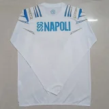 25-26 Napoli White Blue Long Sleeve Training (长袖)