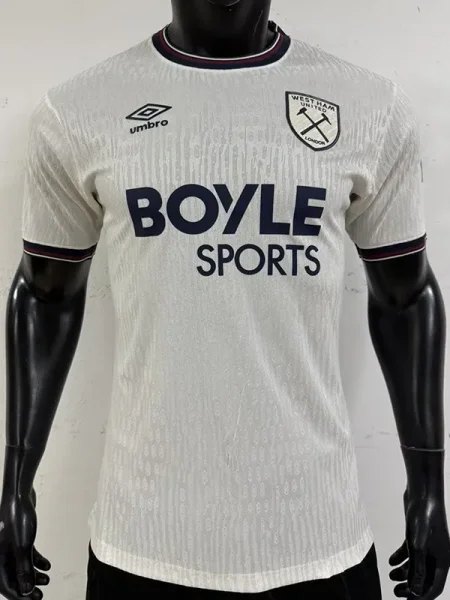 25-26 West Ham Away Player Version Soccer Jersey