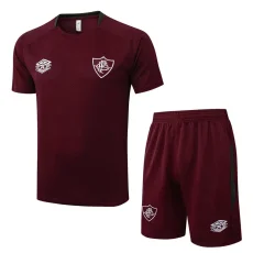 25-26 Fluminense Jujube red Training Short Suit #D25179