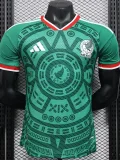 26-27 Mexico Green Player Version Soccer Jersey