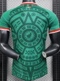 26-27 Mexico Green Player Version Soccer Jersey