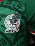 26-27 Mexico Green Player Version Soccer Jersey