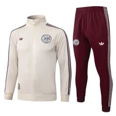 25-26 Ajax Beige Jacket Tracksuit #A2584