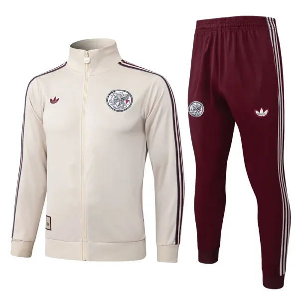 25-26 Ajax Beige Jacket Tracksuit #A2584