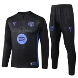 25-26 BAR Black Half Pull Tracksuit #B2596(半拉链)