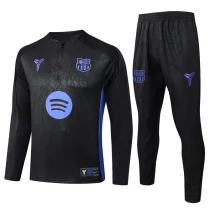 25-26 BAR Black Half Pull Tracksuit #B2596(半拉链)