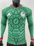 26-27 Mexico Green Long Sleeve Player Version Soccer Jersey (长袖球员)