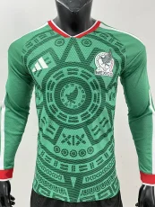 26-27 Mexico Green Long Sleeve Player Version Soccer Jersey (长袖球员)