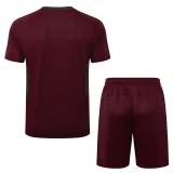 25-26 Fluminense Jujube red Training Short Suit #D25179