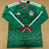 26-27 Mexico Green Long Sleeve Soccer Jersey (长袖)