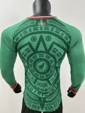 26-27 Mexico Green Long Sleeve Player Version Soccer Jersey (长袖球员)