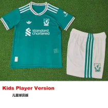 25-26 LIV Third Kids Player Version Soccer Jersey (球员童装)