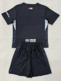 25-26 BAR Black Goalkeeper Kids Soccer Jersey