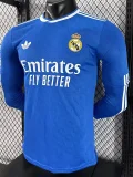 25-26 RMA Third Long Sleeve Player Version Soccer Jersey