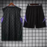 25-26 RMA Black Tank top and shorts suit