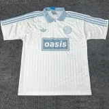 2025 Ad Oasis Joint Edition #25 White Polo Short Sleeve (浅蓝边)